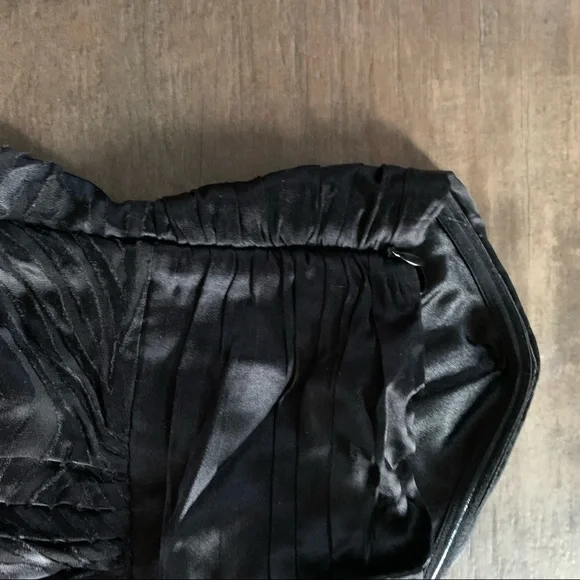 Express strapless silk dress- little black dress - Picture 7 of 7